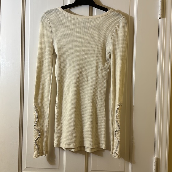 Free People Thermal Lace Sleeve Long Sleeve - Picture 6 of 6